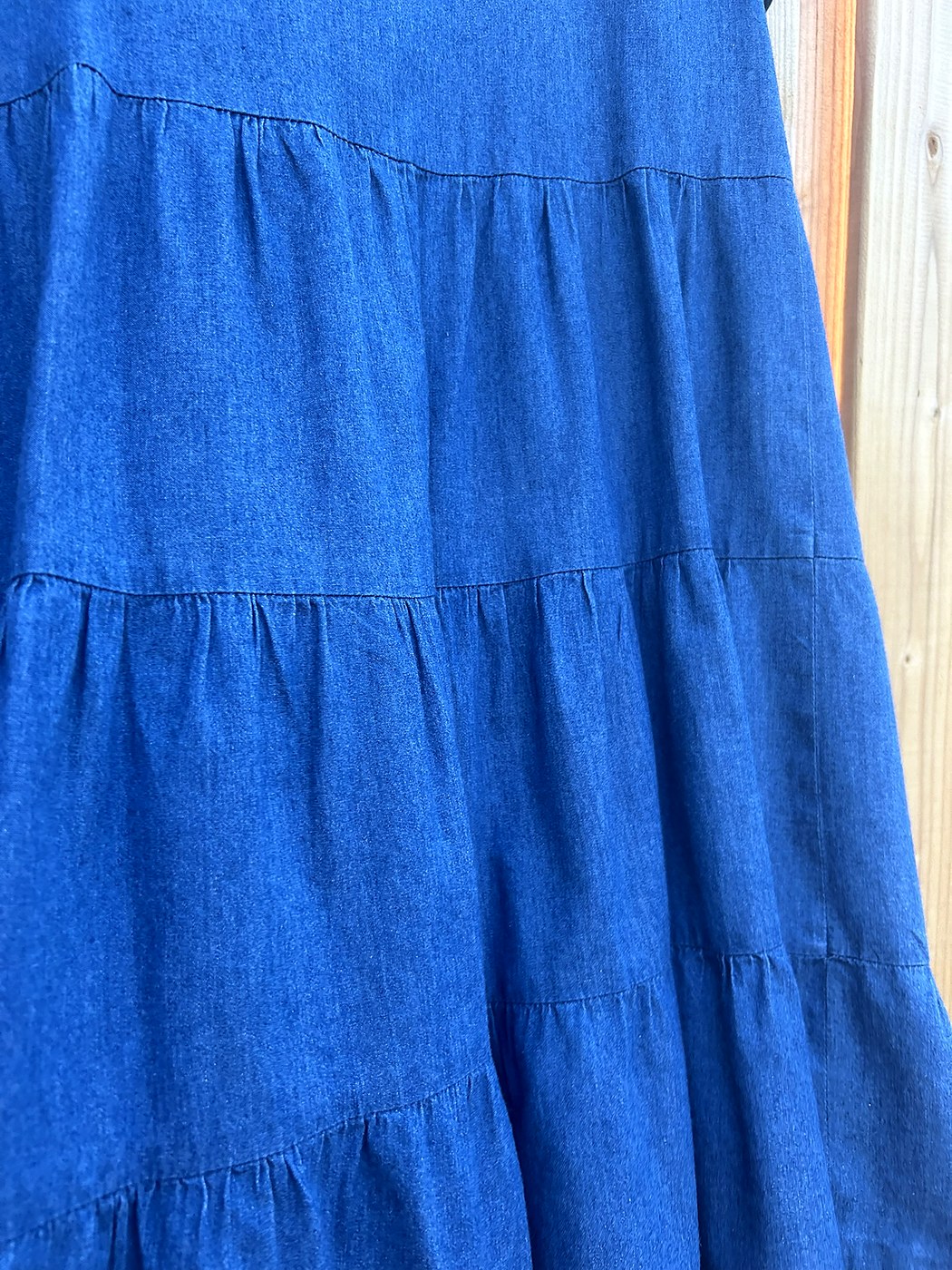 Blauwe gelaagde jurk (3)